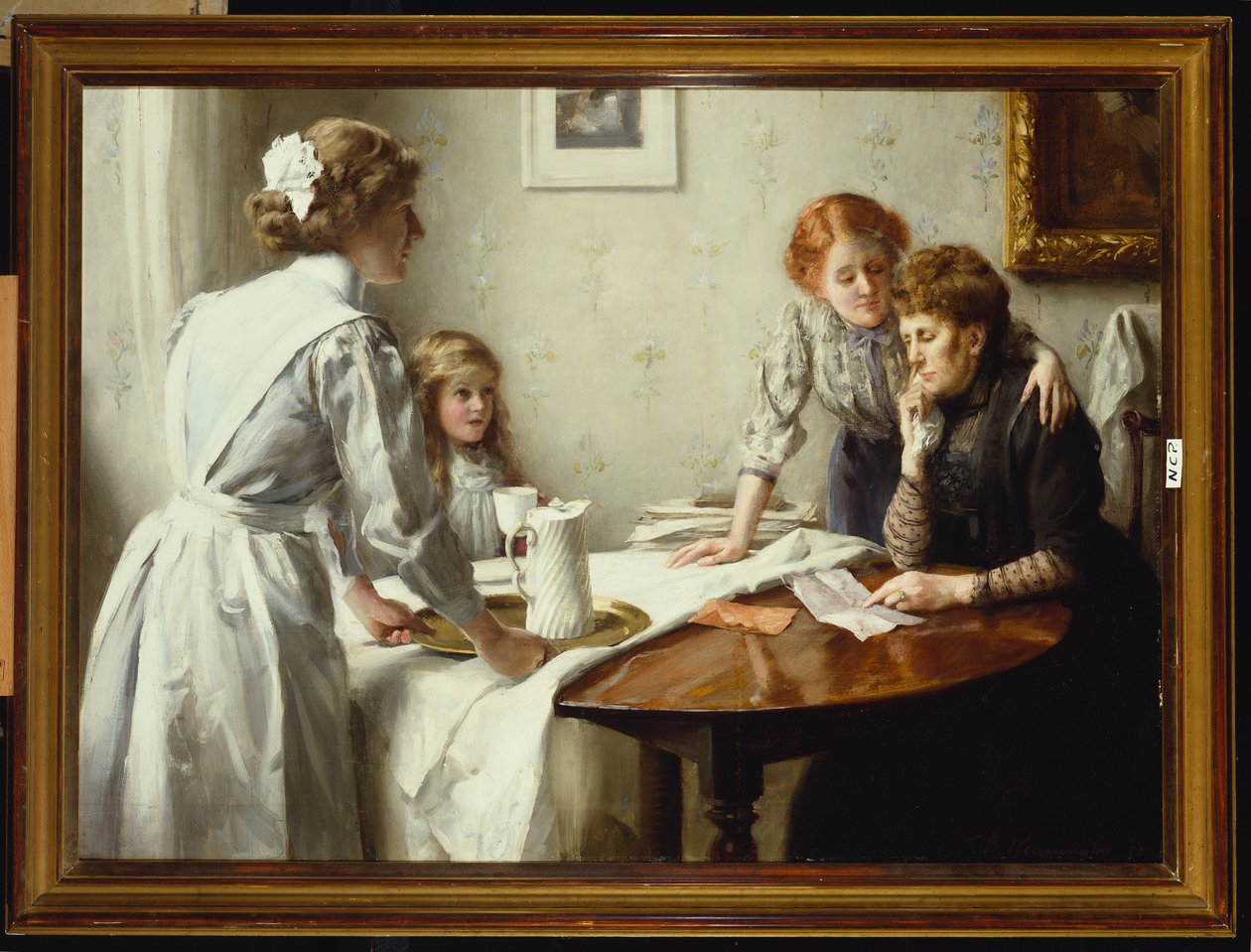 A levél, 1912 alkotó: Thomas Benjamin Kennington