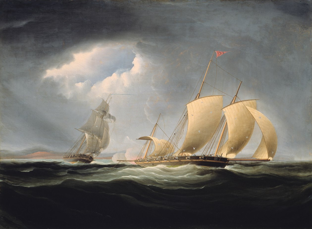 Tripoli elfoglalása az Enterprise által, 180612. alkotó: Thomas Birch