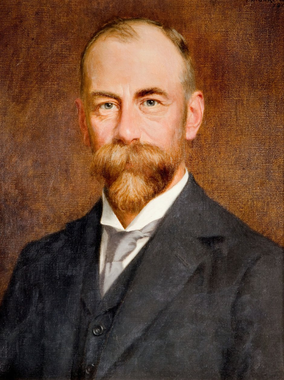 Barrow Cadbury portréja, 1912. alkotó: Thomas Bowman Garvie