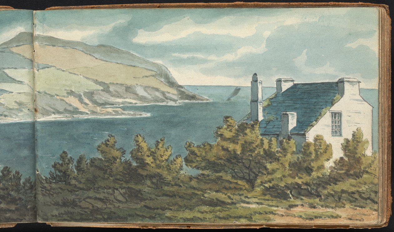 Táj- és alaktanulmányok albuma: Rocky Coastal Scene alkotó: Thomas Bradshaw