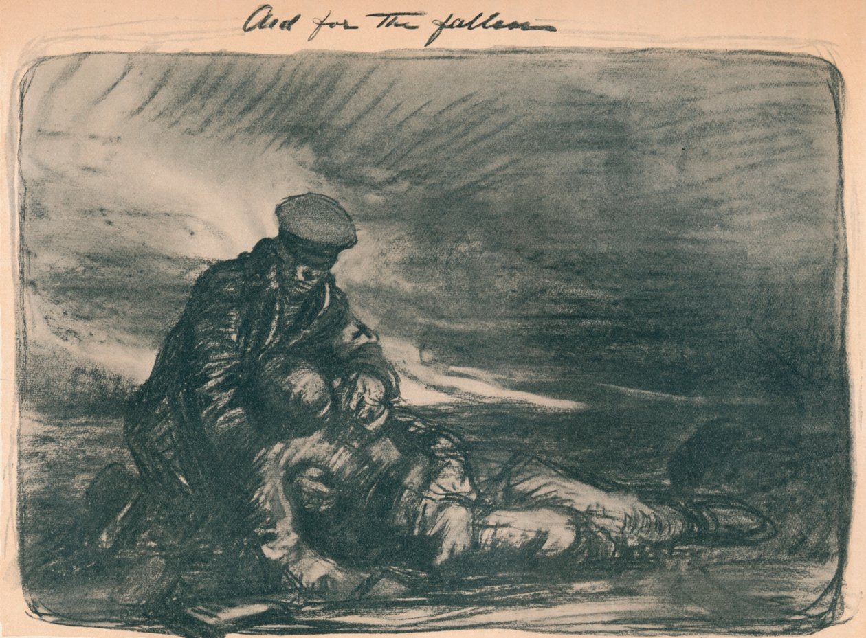 Segítség az elesetteknek, 1914, 1914 alkotó: Thomas Brock
