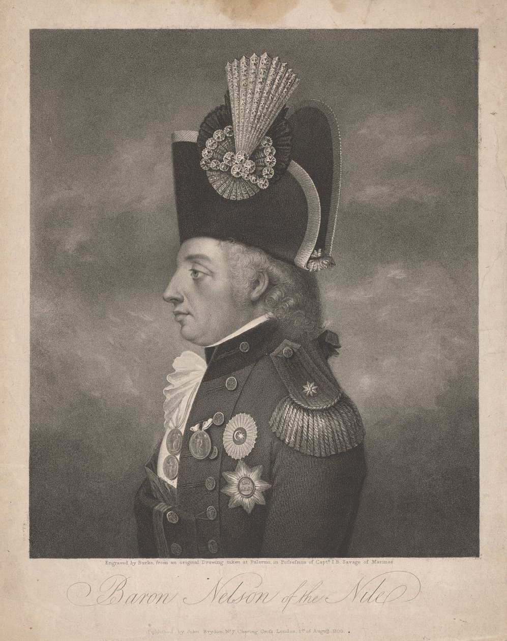 A nílusi Nelson báró alkotó: Thomas Burke