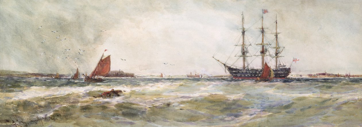 Csapadékos időjárás, Portsmouth alkotó: Thomas Bush Hardy