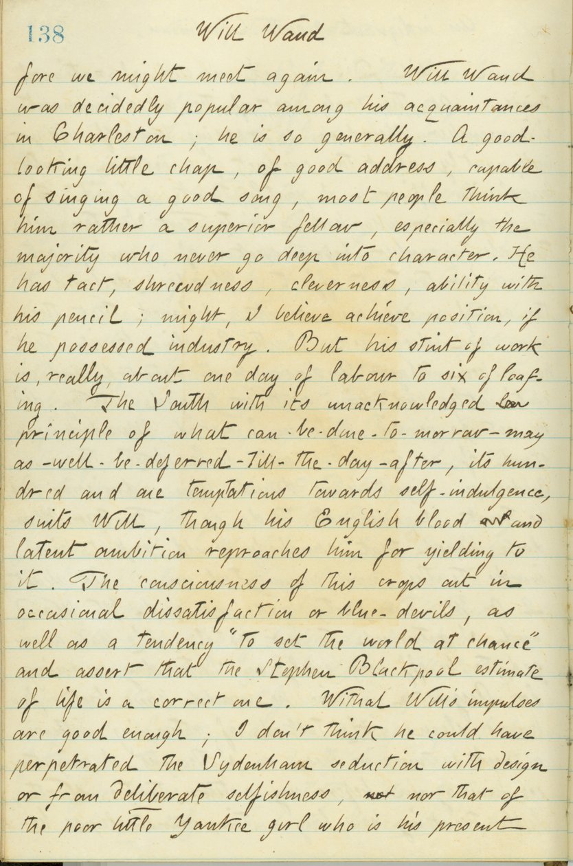 William Waud -ot írja le alkotó: Thomas Butler Gunn