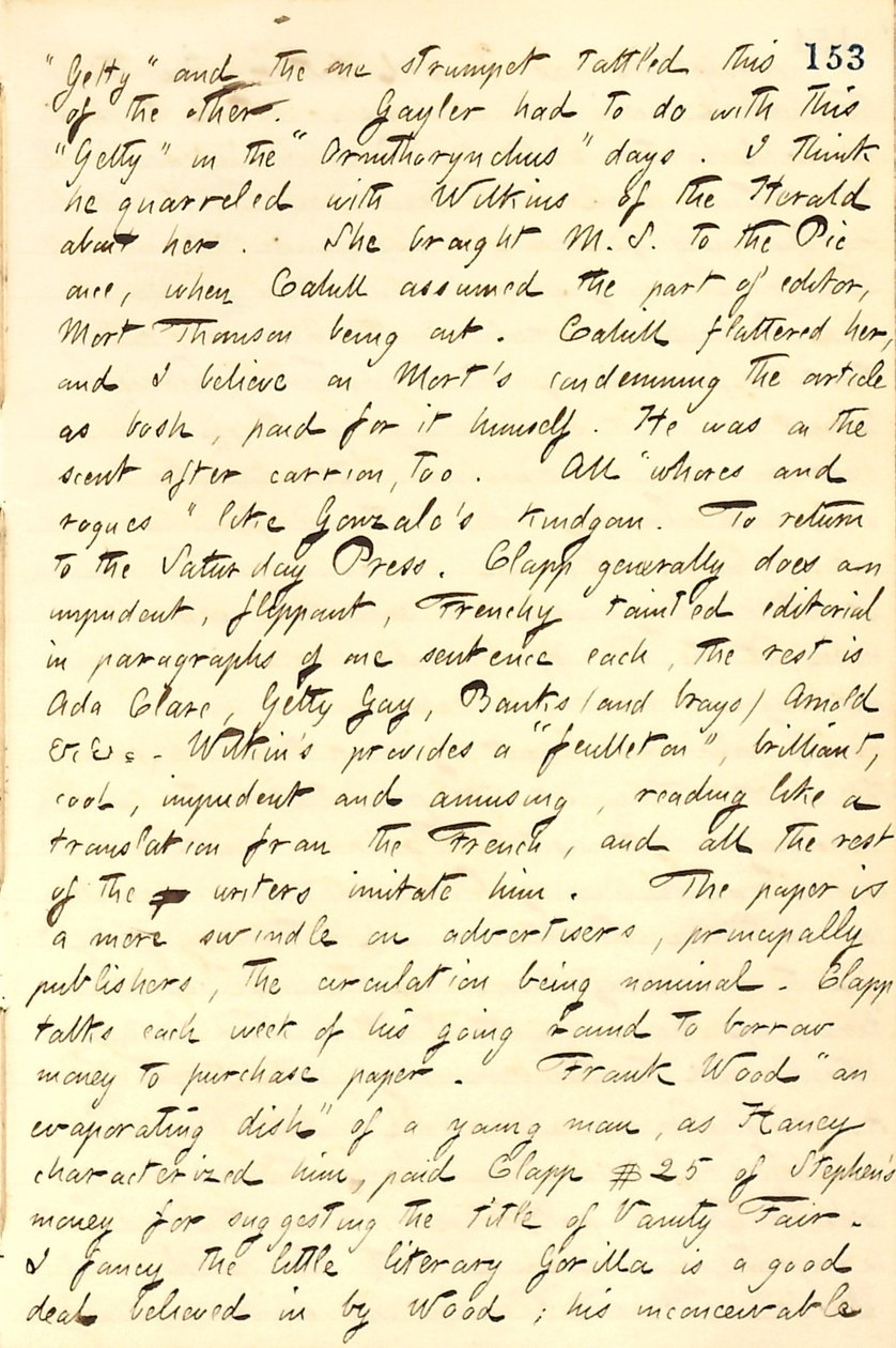 Thomas Butler Gunn naplói- 11. kötet, 162. oldal, 1859. november 29 alkotó: Thomas Butler Gunn