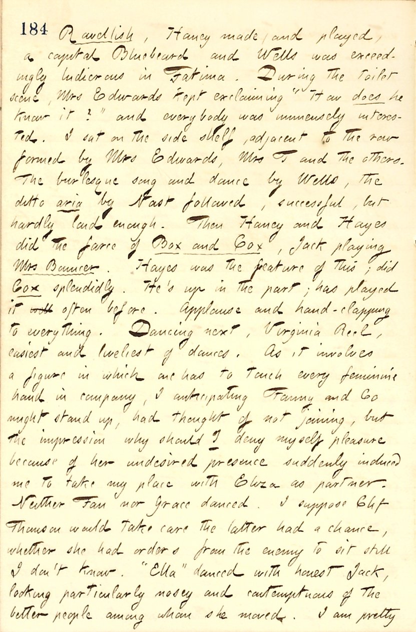 Thomas Butler Gunn naplói- 11. kötet, 193. oldal, 1859. december 26 alkotó: Thomas Butler Gunn