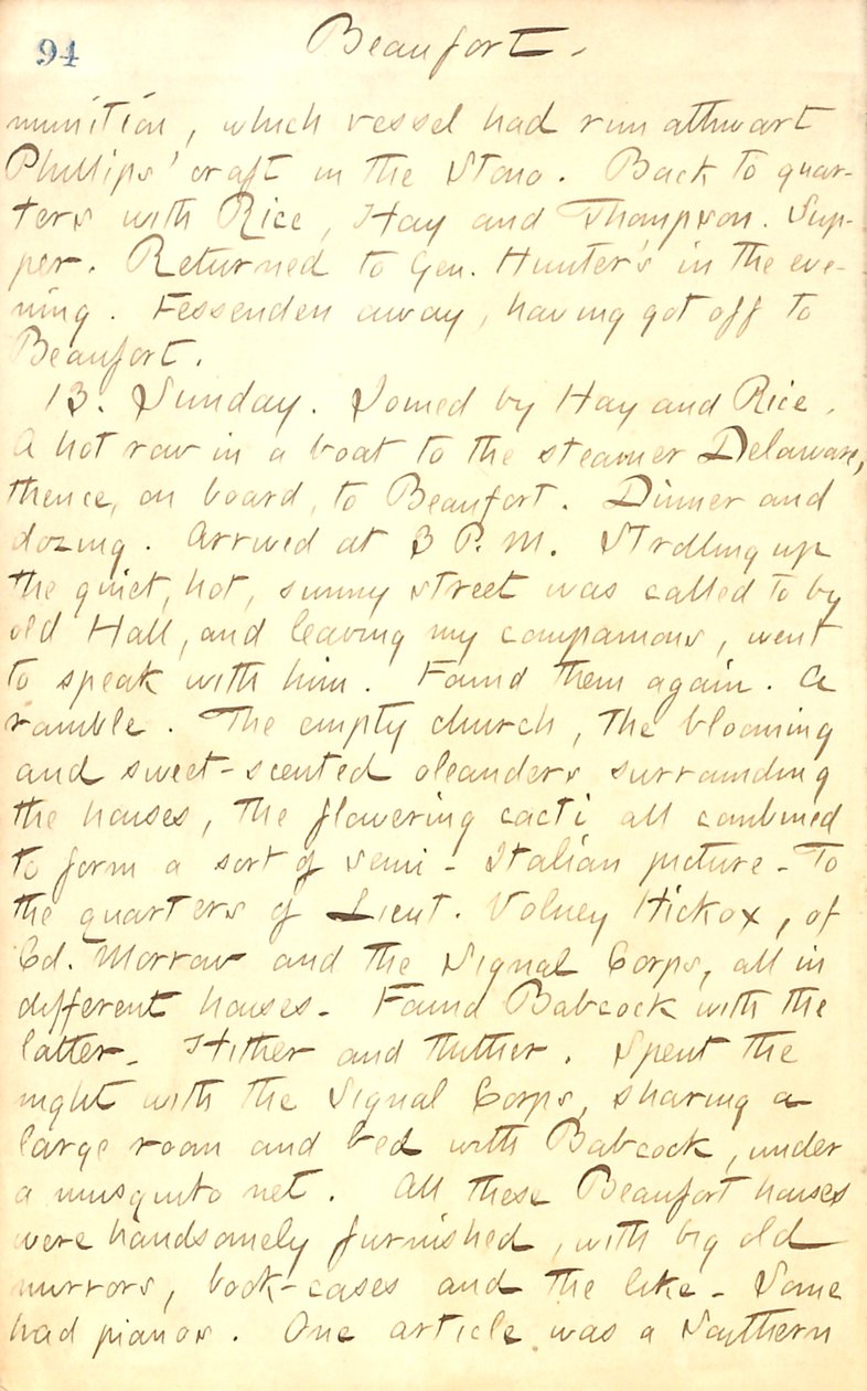 Thomas Butler Gunn Diaries- 20. kötet, 104. oldal, 1862. július 12 alkotó: Thomas Butler Gunn