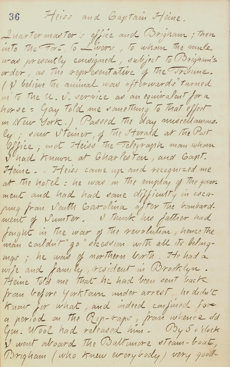 Thomas Butler Gunn Diaries- 20. kötet, 44. oldal, 1862. június 4 alkotó: Thomas Butler Gunn