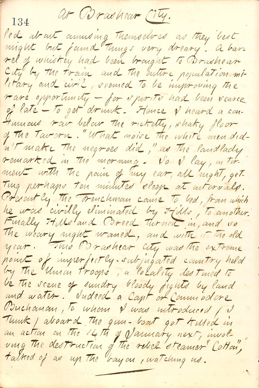 Thomas Butler Gunn naplói- 21. kötet, 148. oldal, 1862. december 31. alkotó: Thomas Butler Gunn