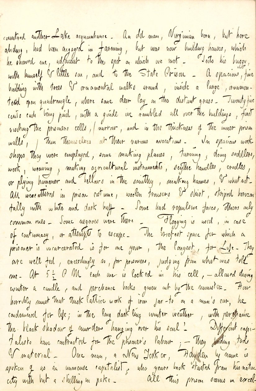 Thomas Butler Gunn Diaries- 6. kötet, 119. oldal, 1853. szeptember 23 alkotó: Thomas Butler Gunn