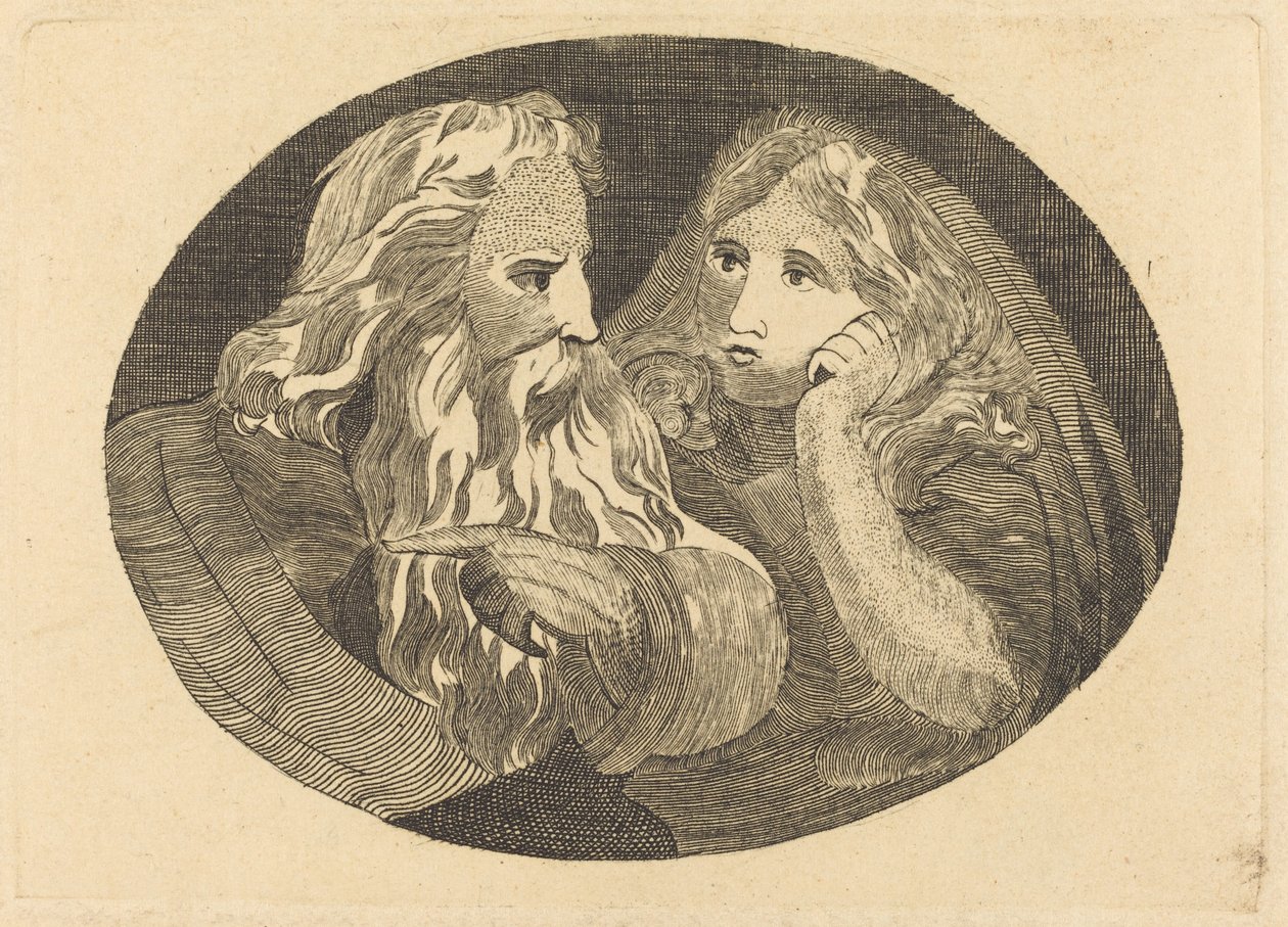 Lear és Cordelia alkotó: Thomas Butts, Jr. after William Blake