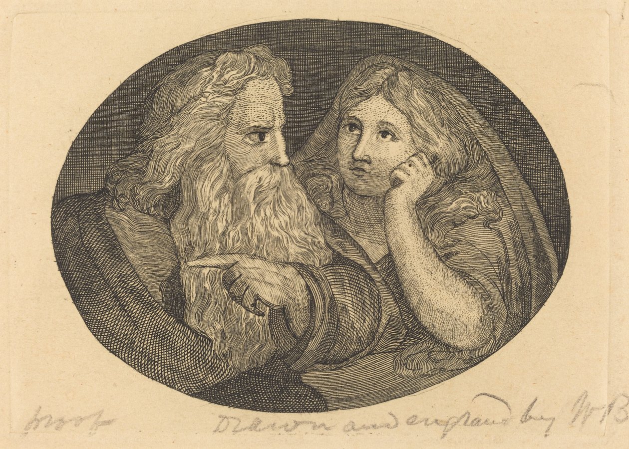 Lear és Cordelia alkotó: Thomas Butts, Jr. after William Blake