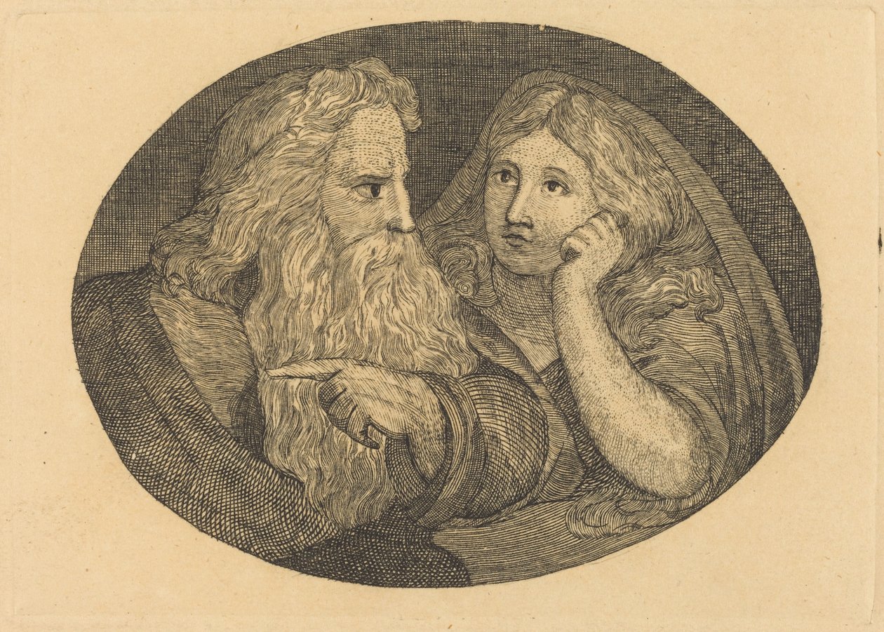 Lear és Cordelia alkotó: Thomas Butts, Jr. after William Blake