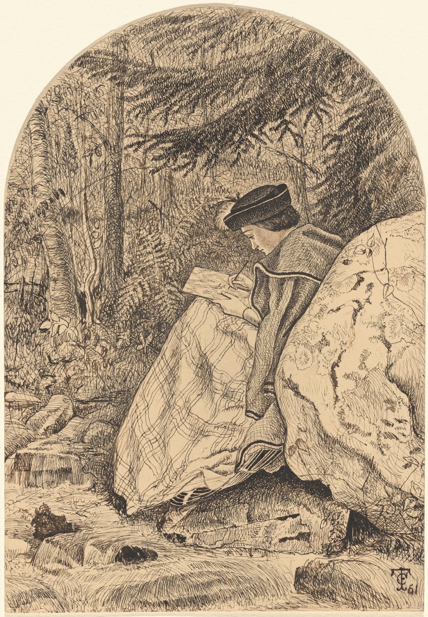 Vázlat a természetből alkotó: Thomas C. Farrer