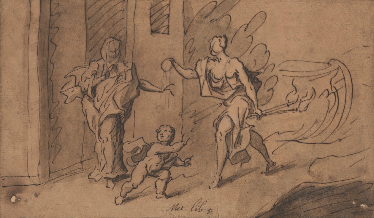 Ceres és Abas: Ovidius, Metamorfózisok, 5. könyv alkotó: Thomas Carwitham