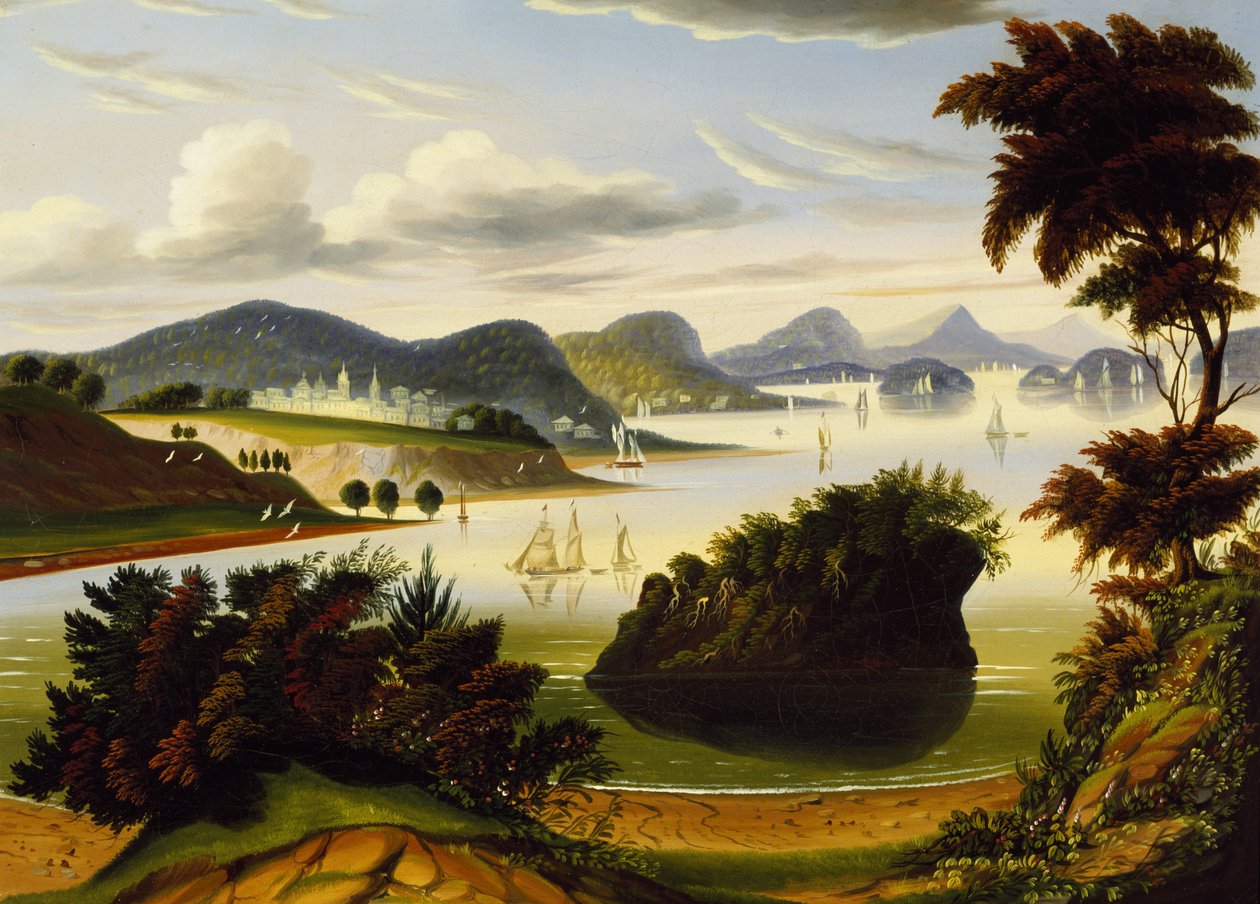 Eastport és a Passamaquoddy-öböl (kilátás a Hudson-völgyre) alkotó: Thomas Chambers
