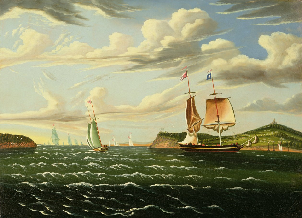 Staten Island és a Narrows alkotó: Thomas Chambers