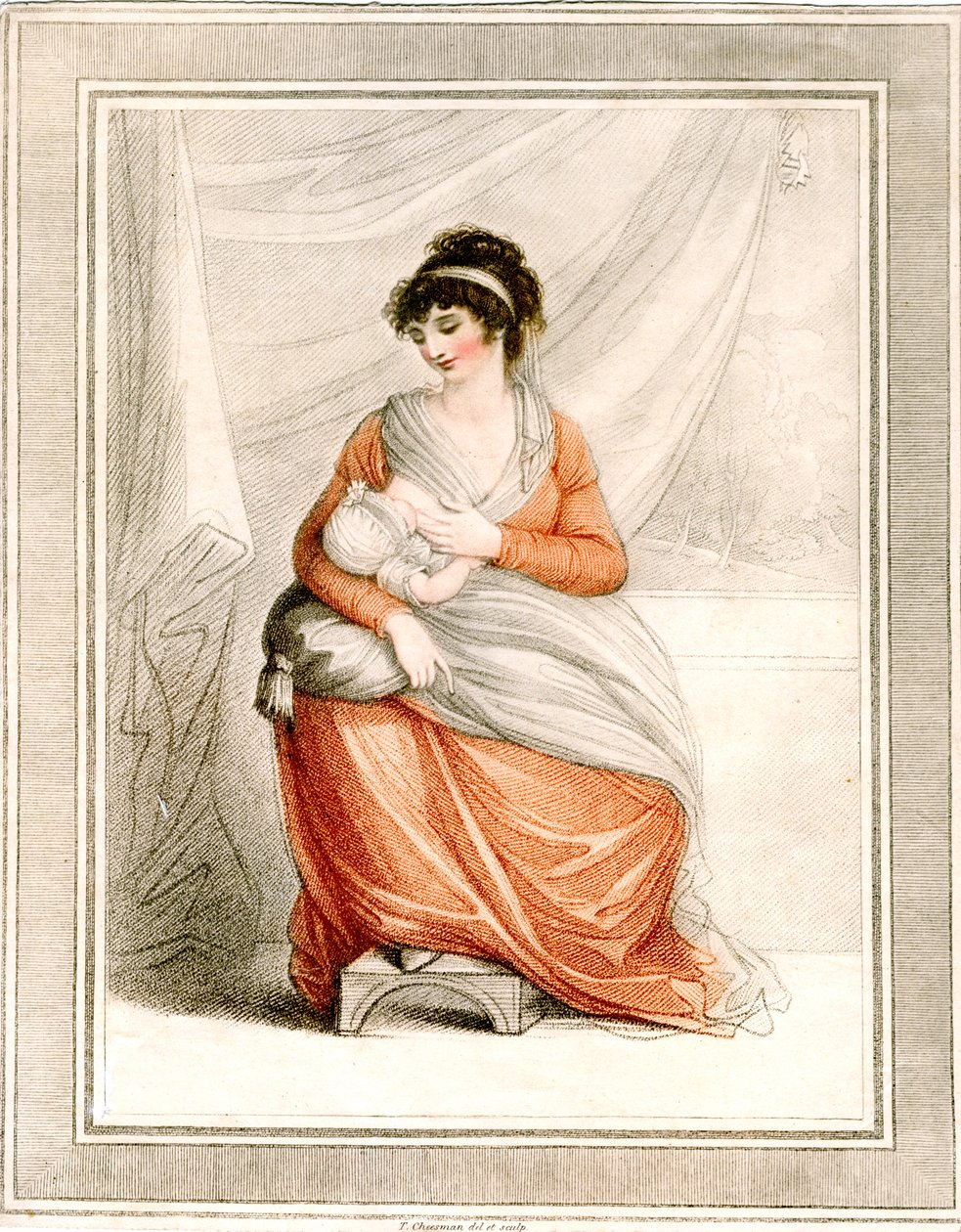„Szoptató nő”, 1780-1820 alkotó: Thomas Cheesman