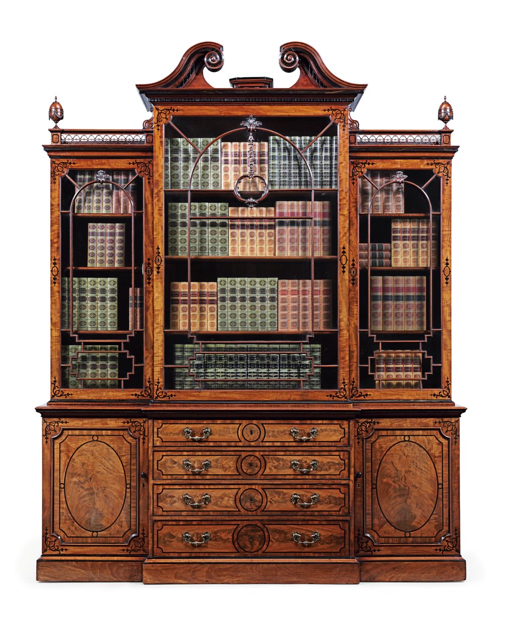 III. György titkári könyvtári könyvespolc, 1765 körül alkotó: Thomas Chippendale