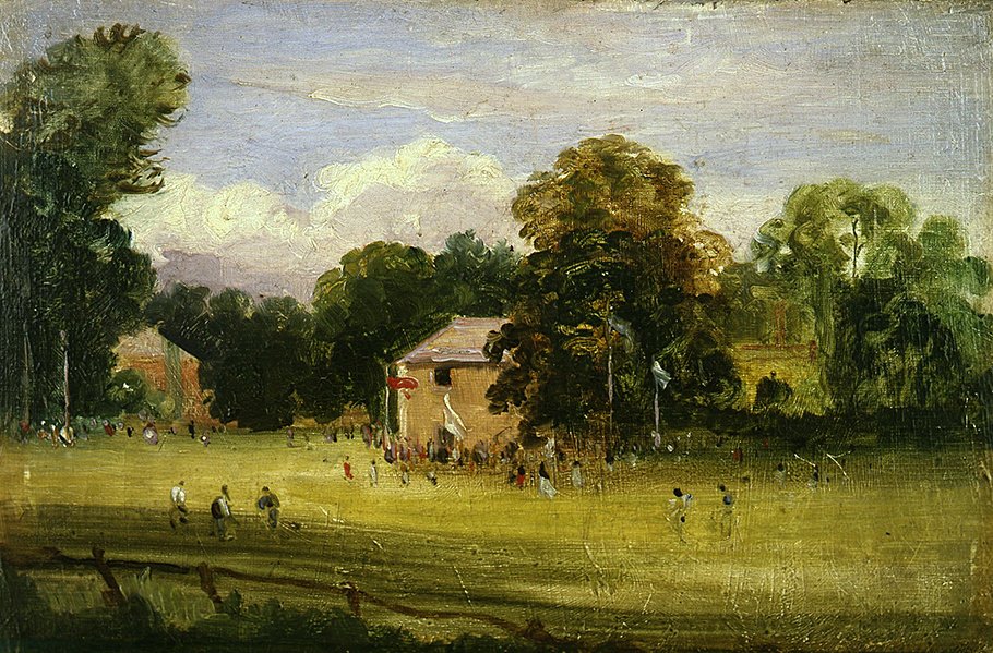 The Village Fair, East Bergholt (olaj, panel) alkotó: Thomas Churchyard