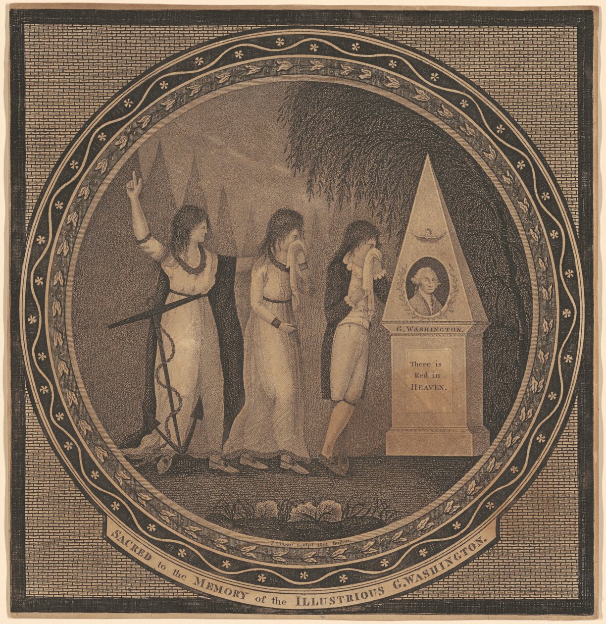 Szent a híres George Washington emlékének alkotó: Thomas Clarke