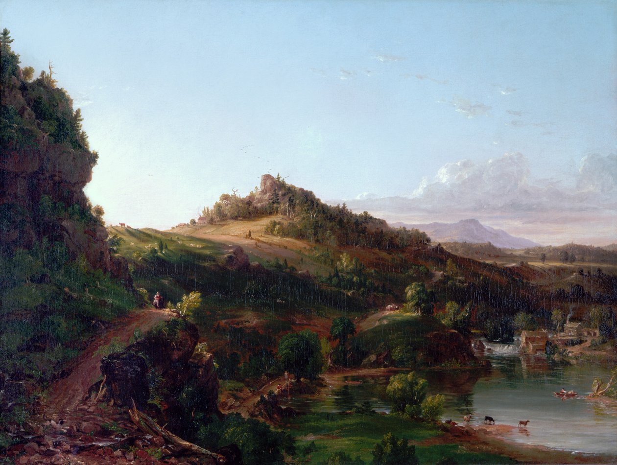 Catskill Scenery, 1833 körül (olaj, vászon) alkotó: Thomas Cole