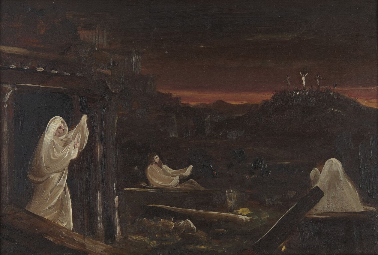 Sírjaikból feltámadó halottak alkotó: Thomas Cole