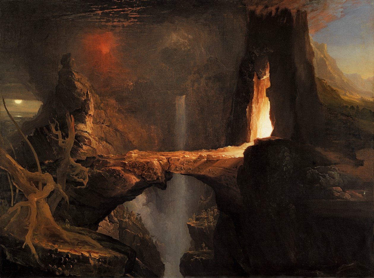 Kizárás. Hold és tűzfény alkotó: Thomas Cole
