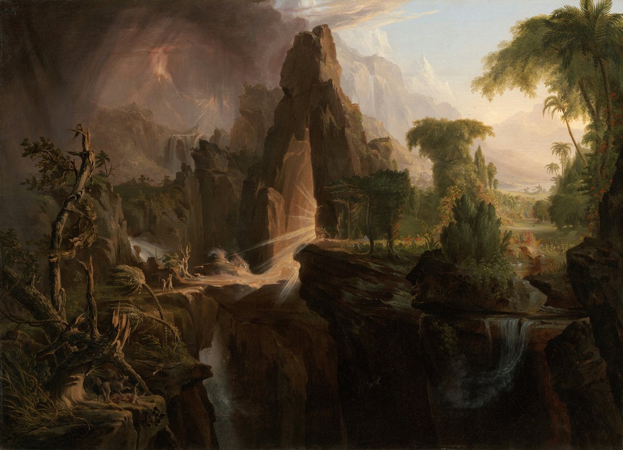 Kiűzetés az Édenkertből alkotó: Thomas Cole