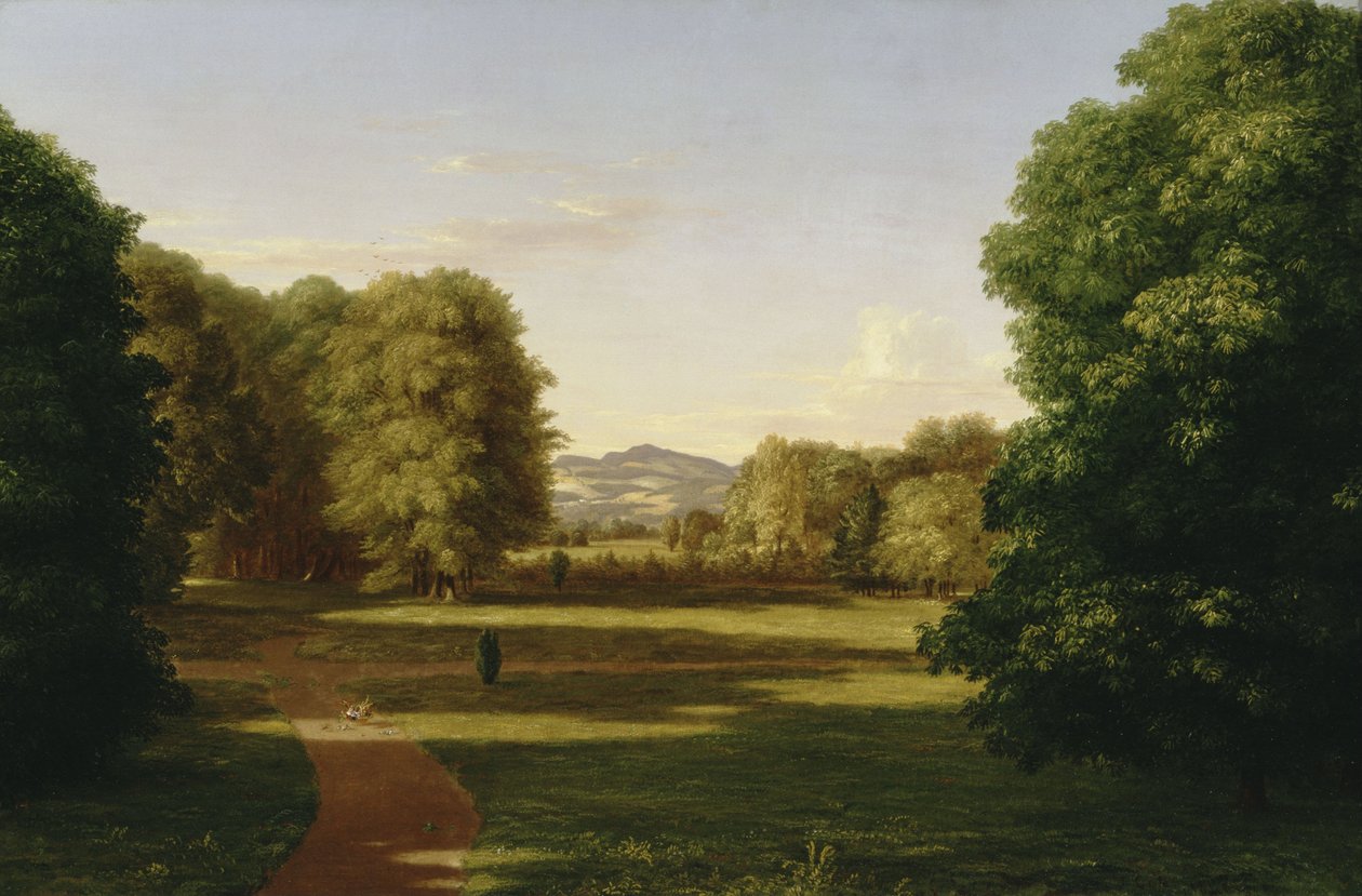 A Van Rensselaer-kúria kertjei alkotó: Thomas Cole