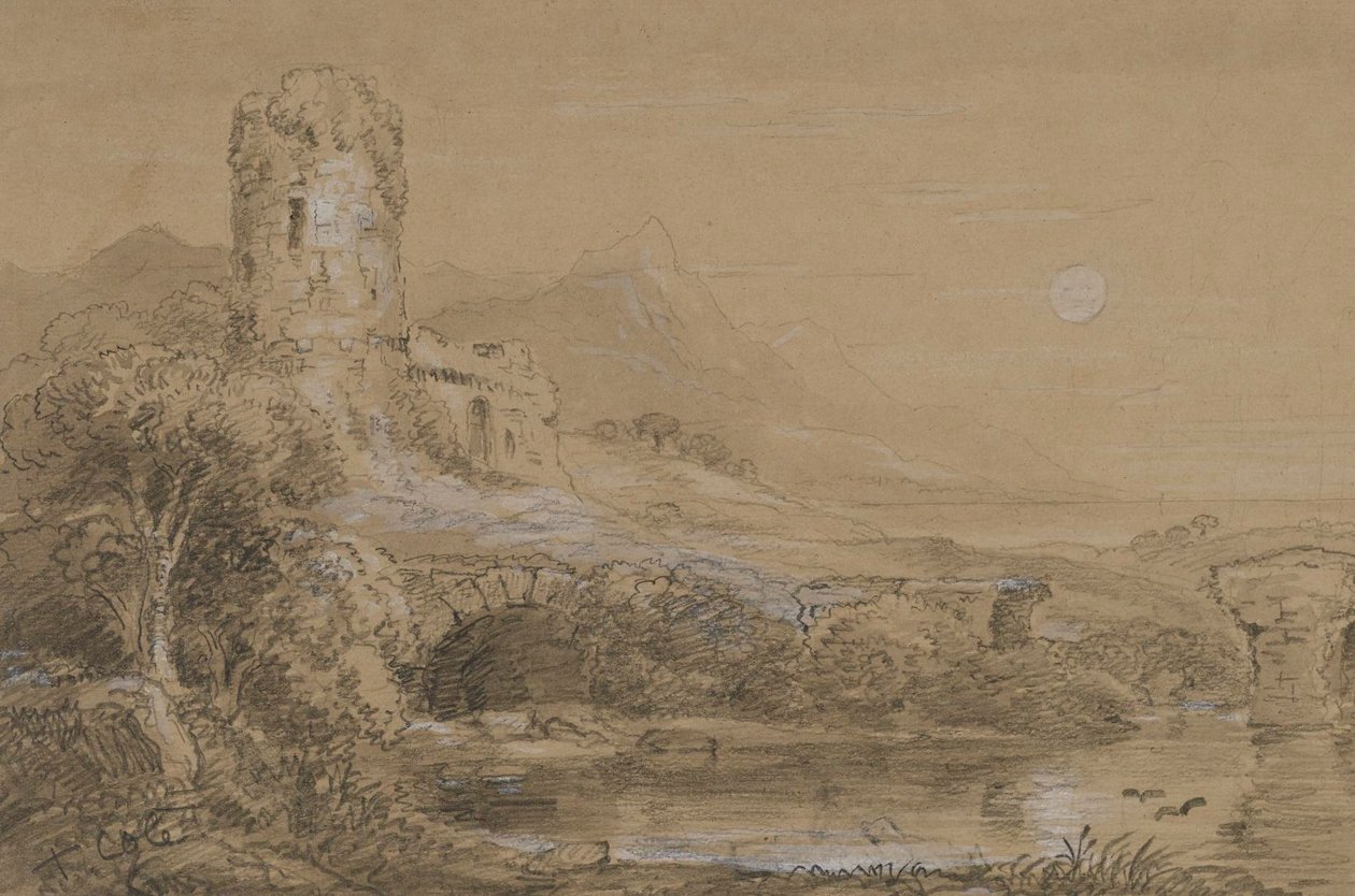 Olasz tájkép alkotó: Thomas Cole