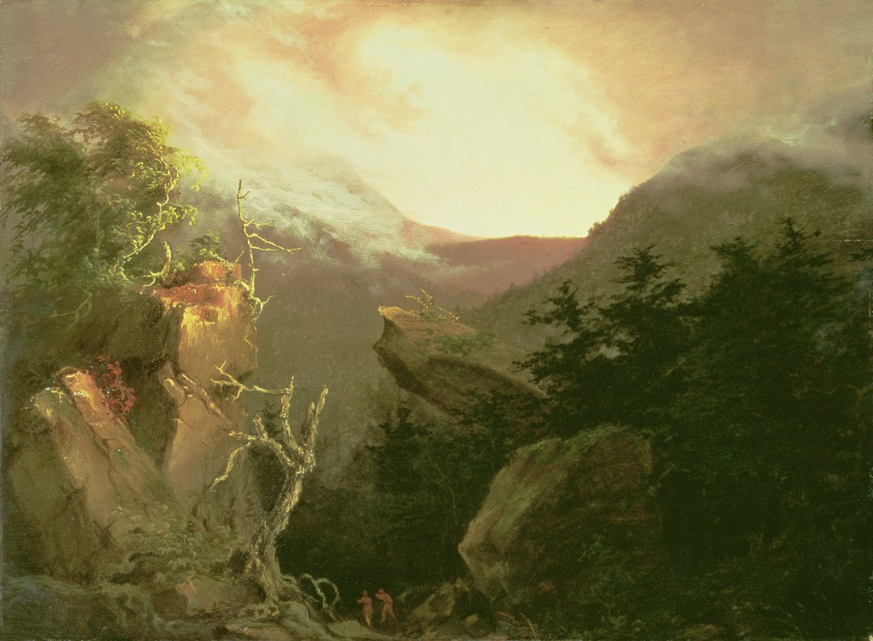 Hegyi napkelte, 1826 alkotó: Thomas Cole