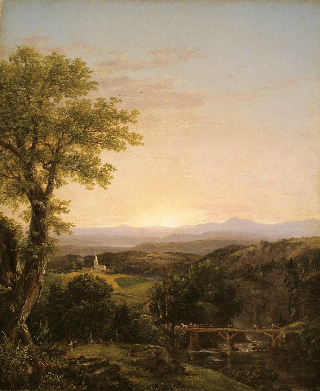 New England scenery, 1839. alkotó: Thomas Cole