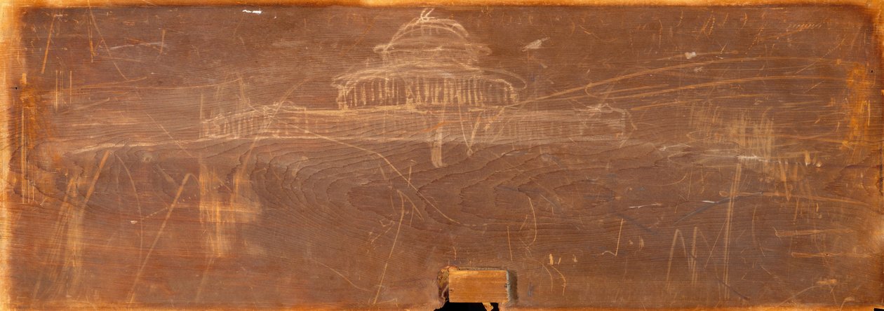 Vázlat az Ohio State Capitol Design számára alkotó: Thomas Cole