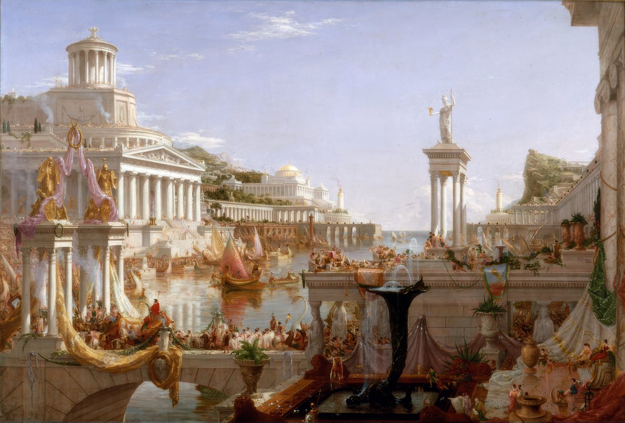 A Birodalom kiteljesedése / T. Cole / Festészet, 1836 alkotó: Thomas Cole