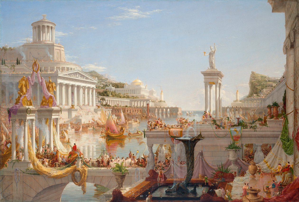 A Birodalom pályája. A Birodalom kiteljesedése, 1836. alkotó: Thomas Cole
