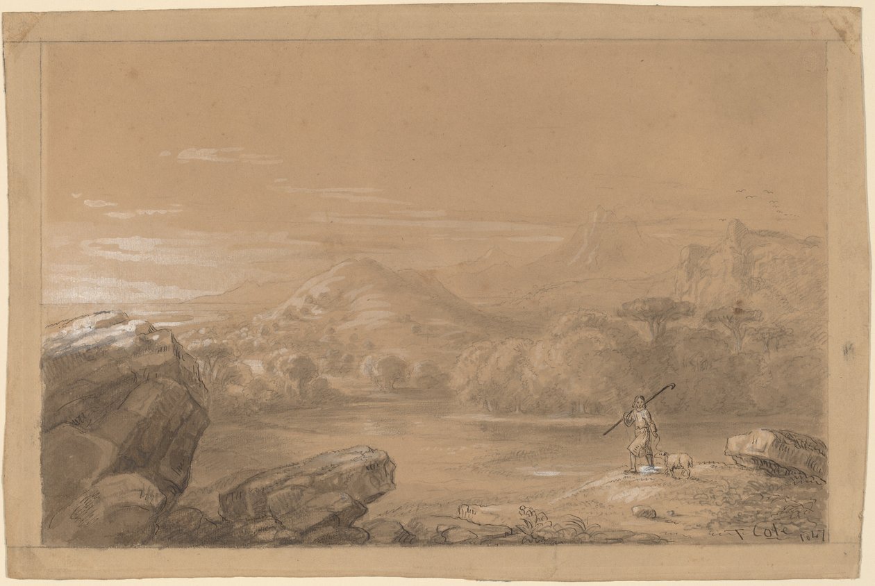 A jó pásztor alkotó: Thomas Cole
