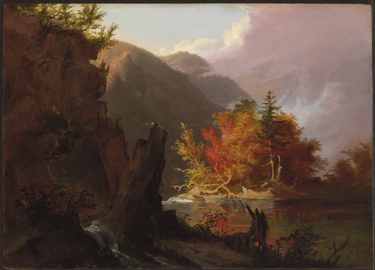 Nézet Kaaterskill szegfűszegben, 1826 alkotó: Thomas Cole
