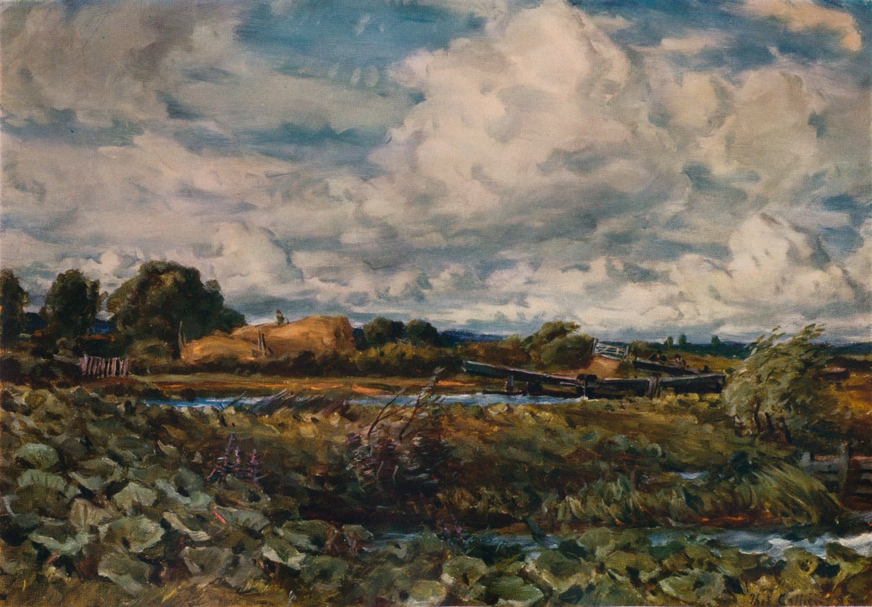Lock on the Kennet, 1889 alkotó: Thomas Collier