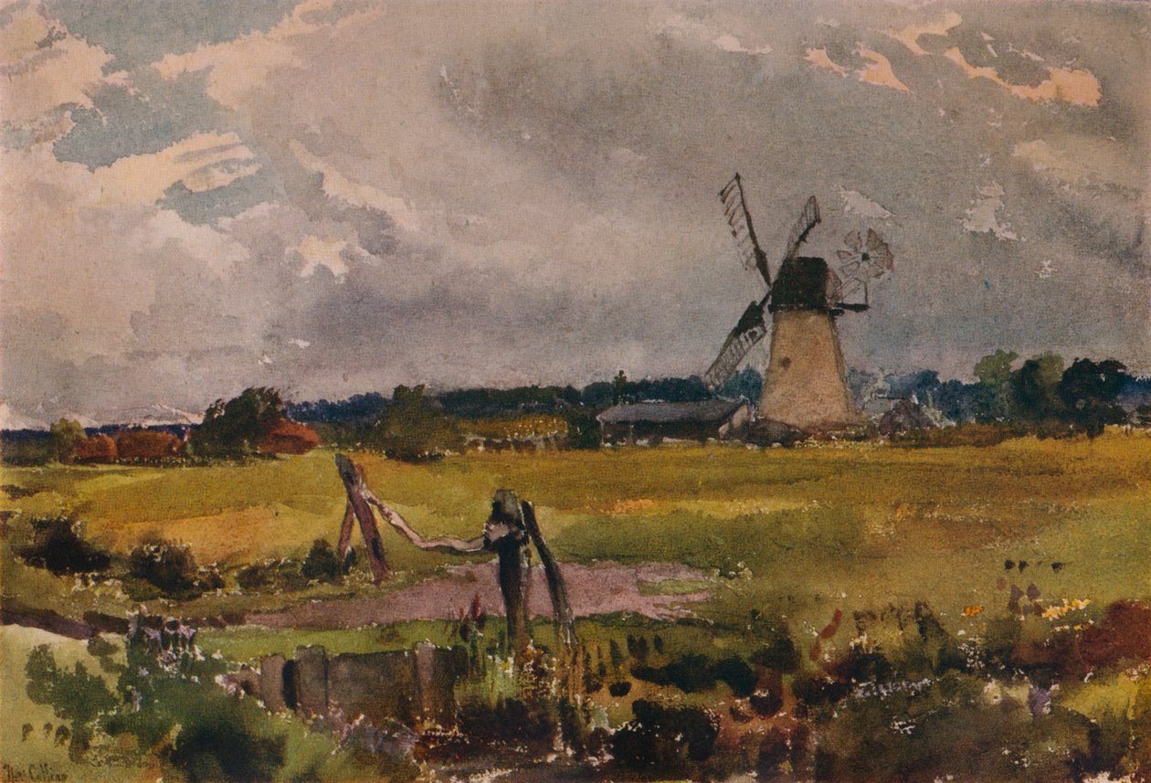 A szélmalom, 1890 alkotó: Thomas Collier