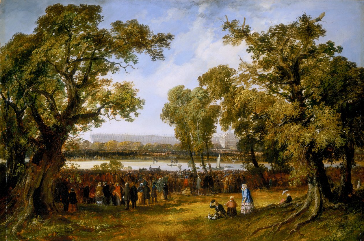 „Crystal Palace in Hyde Park”, 1851 alkotó: Thomas Colman Dibdin