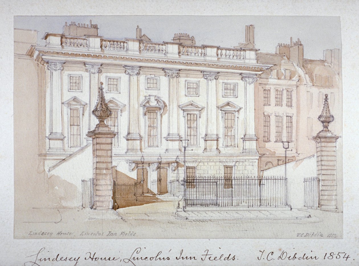 Kilátás a Lindsey House-ra, Lincoln