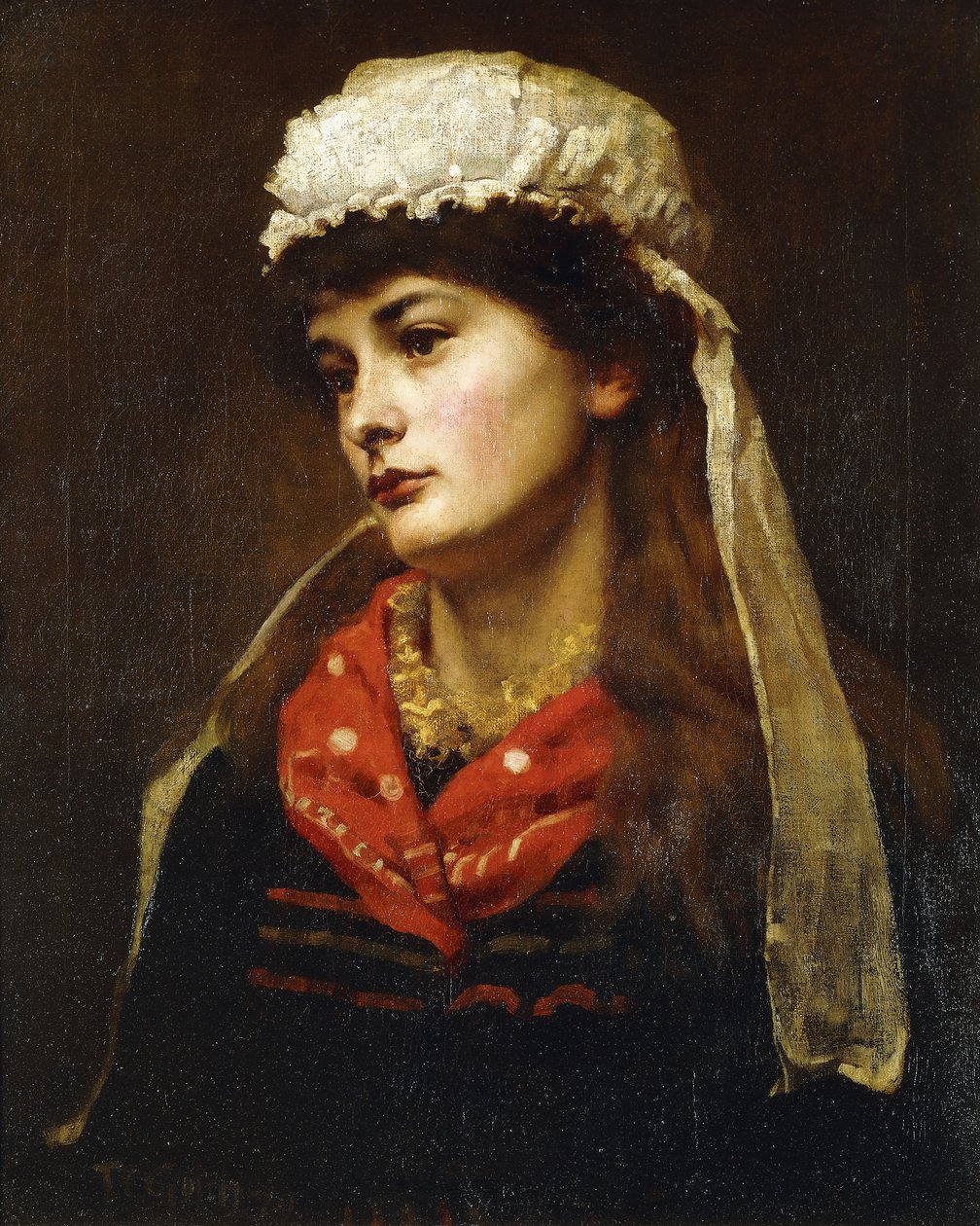 Egy Newlyn Lass, 1889 alkotó: Thomas Cooper Gotch