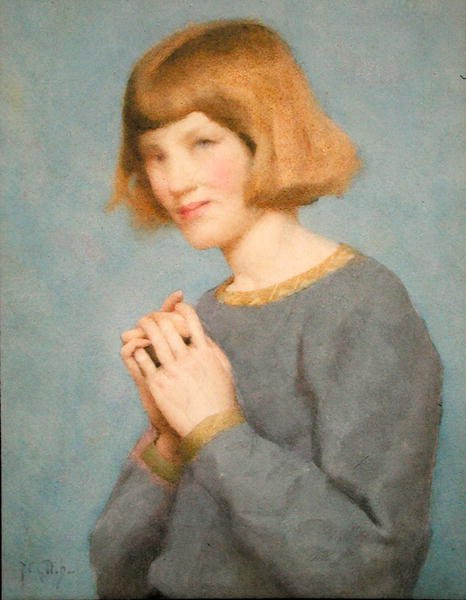 Phyllis Gotch (akvarell papíron) alkotó: Thomas Cooper Gotch