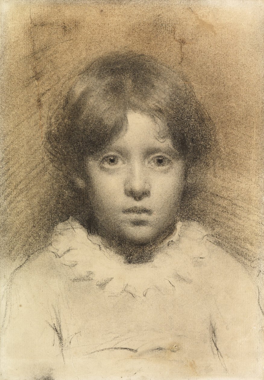 Tanulmány egy fiatal fiúról alkotó: Thomas Cooper Gotch