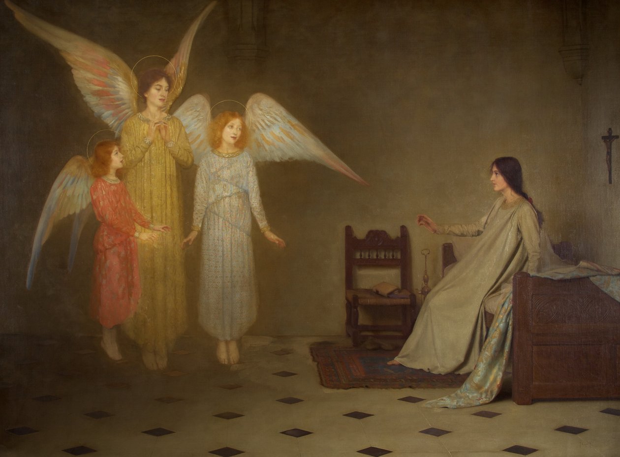 Az ébredés, 1898 körül (olaj, vászon) alkotó: Thomas Cooper Gotch