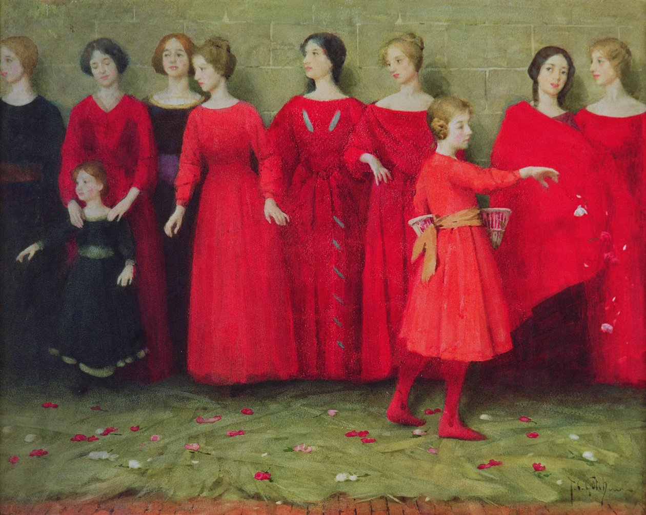Jönnek alkotó: Thomas Cooper Gotch