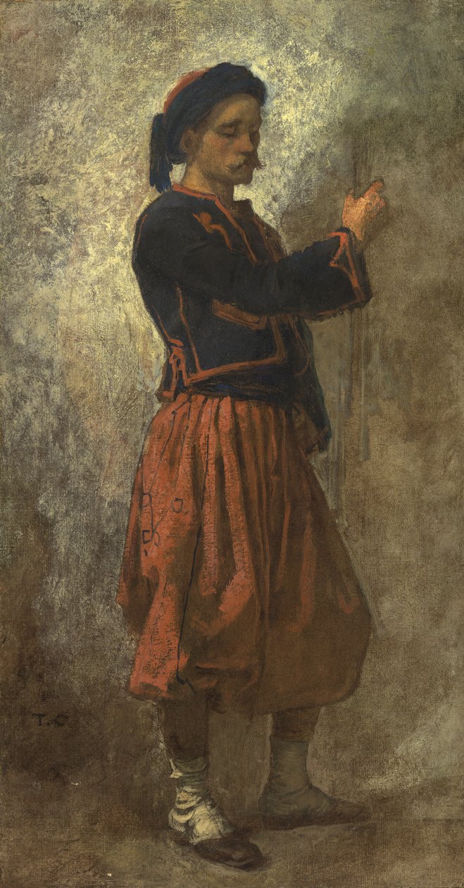 A Zouave, 1856-62 alkotó: Thomas Couture