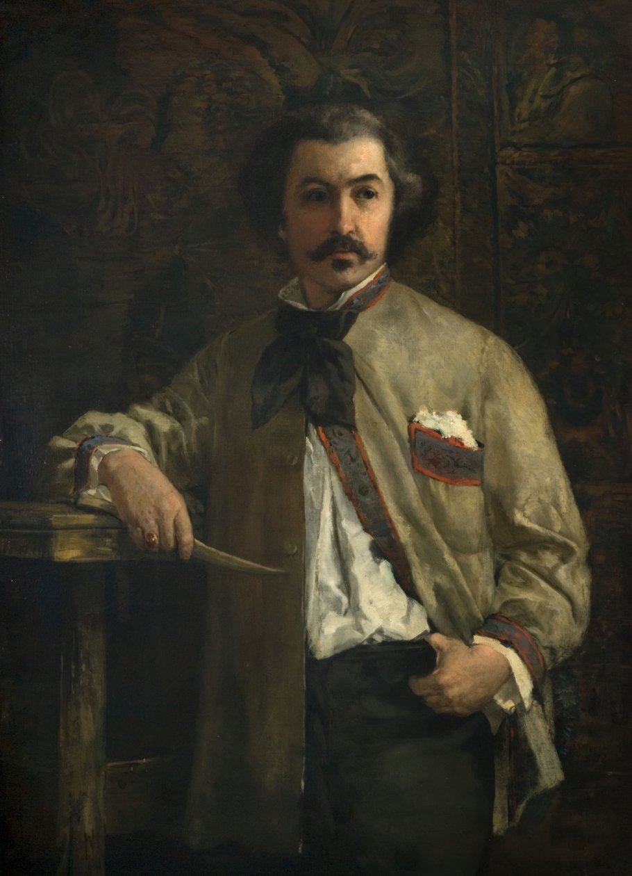 Antoine Etex portréja 1808-88, 1855. alkotó: Thomas Couture