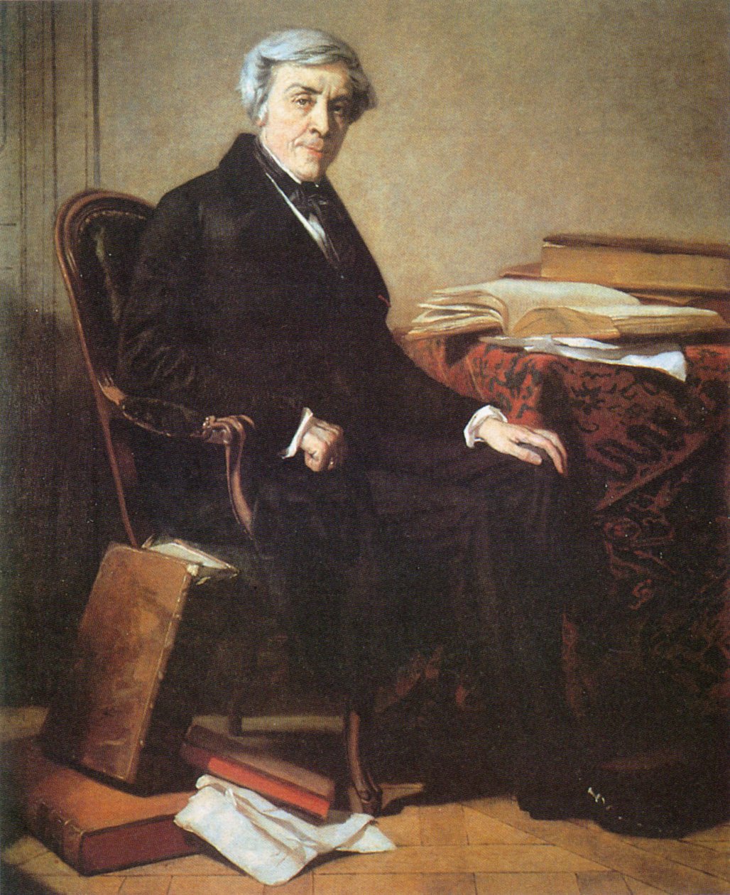 Jules Michelet portréja (1798-1874) alkotó: Thomas Couture